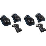 HUDORA Set de protectores biomecánicos Comfort azul/Negro