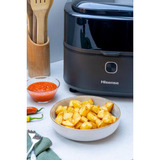 Hisense HAF1350DR Sencillo 6,7 L Independiente 1350 W Freidora de aire caliente Negro negro, Freidora de aire caliente, 6,7 L, 80 °C, 200 °C, 60 min, Sencillo