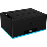 IB-127CL-U3 USB 3.2 Gen 1 (3.1 Gen 1) Type-B Negro, Estación de acoplamiento