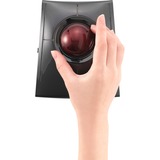 Kensington SlimBlade Pro, Trackball negro/Rojo oscuro