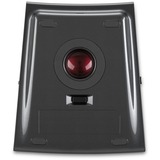 Kensington Trackball SlimBlade Pro negro/Rojo oscuro, Ambidextro, Óptico, RF Wireless + Bluetooth + USB Type-A, 1600 DPI, Negro
