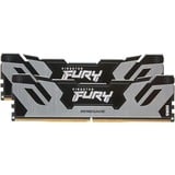 Kingston FURY FURY 64GB 6400MT/s DDR5 CL32 DIMM (Kits de 2) Renegade Silver XMP, Memoria RAM negro, 64 GB, 2 x 32 GB, DDR5, 288-pin DIMM