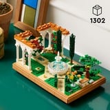 LEGO Jardín con Fuente, Juegos de construcción Juego de construcción, 18 año(s), Plástico, 1302 pieza(s), 1,38 kg