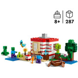 LEGO Minecraft La Casa-Dinamita de la Selva, Juegos de construcción Juego de construcción, 8 año(s), Plástico, 287 pieza(s), 494 g