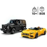 LEGO Speed Champions Mercedes-AMG G 63 y Mercedes-AMG SL 63, Juegos de construcción Juego de construcción, 10 año(s), Plástico, 808 pieza(s), 916 g