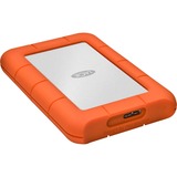 LaCie Rugged Mini disco duro externo 1000 GB Naranja, Plata, Unidad de disco duro plateado/Naranja, 1000 GB, 2.5", 3.2 Gen 1 (3.1 Gen 1), 5400 RPM, Naranja, Plata