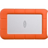 LaCie Rugged Mini disco duro externo 1000 GB Naranja, Plata, Unidad de disco duro plateado/Naranja, 1000 GB, 2.5", 3.2 Gen 1 (3.1 Gen 1), 5400 RPM, Naranja, Plata