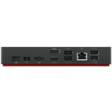 Lenovo ThinkPad Universal USB-C Dock reacondicionado, Estación de acoplamiento negro