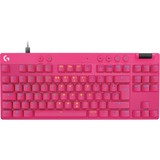 Logitech 920-013248, Teclado para gaming rosa neón