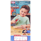 MGA Entertainment Little Tikes Creative Construction - Set de martillo y clavos, Herramientas para niños 