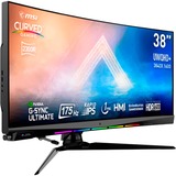 MSI Optix Plus MEG381CQRDE 95,2 cm (37.5") 3840 x 1600 Pixeles Wide Quad HD LED Negro, Monitor de gaming negro, 95,2 cm (37.5"), 3840 x 1600 Pixeles, Wide Quad HD, LED, 1 ms, Negro