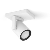 Philips Hue Hue 929003808301 iluminación inteligente Punto de iluminación inteligente Bluetooth 4,2 W, Luz de LED blanco, Punto de iluminación inteligente, Bluetooth, Blanco, LED, Metal, GU10