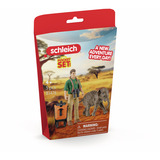 Schleich ¡Set de Bolsillo! Explorador en Excursión, Muñecos 