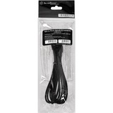 SilverStone 0.25m, 8p/PCI-E 8pin(6+2) 0,25 m, Cable alargador negro, 8p/PCI-E 8pin(6+2), 0,25 m, PCI-E (6+2 pin), Macho, Macho, Derecho, Derecho