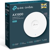 TP-Link EAP610 V2 punto de acceso inalámbrico 1800 Mbit/s Blanco Energía sobre Ethernet (PoE) blanco, 2,4 GHz, 5 GHz, 1800 Mbit/s, HTTPS, SNMP, SNMPv2, SNMPv3, WPA, WPA2, WPA3, 10,100,1000 Mbit/s