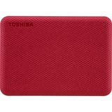 Toshiba Canvio Advance disco duro externo 4000 GB Rojo, Unidad de disco duro rojo, 4000 GB, 2.5", 2.0/3.2 Gen 1 (3.1 Gen 1), Rojo