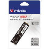 Verbatim Vi5000 2 TB M.2 PCI Express 4.0 NVMe 3D NAND, Unidad de estado sólido 2 TB, M.2, 5000 MB/s