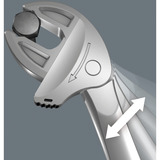 Wera Juego de llaves planas autoajustables 6004 Joker 6, 6 piezas, Llave de tuercas plateado