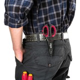 Wiha Tijeras para electricista negro/Rojo