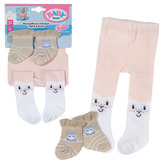 ZAPF Creation BABY born Tights & Socks Sheep 2ass.43cm, Accesorios para muñecas BABY born Tights & Socks Sheep 2ass.43cm, Leotardos para muñecas, 3 año(s)