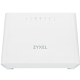 Zyxel DX3301-T0 router inalámbrico Gigabit Ethernet Doble banda (2,4 GHz / 5 GHz) Blanco Wi-Fi 6 (802.11ax), Doble banda (2,4 GHz / 5 GHz), Ethernet, ADSL, Blanco, Router de sobremesa