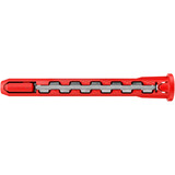 fischer Taco de vástago largo HybridPower 10x90 T, Pasador rojo/Gris