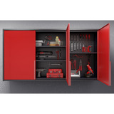 fischer Taco de vástago largo HybridPower 10x90 T, Pasador rojo/Gris