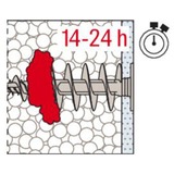 fischer Taco para aislamiento FID II Plus 80mm, Pasador blanco