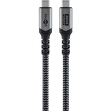 goobay 74212, Cable negro/Gris