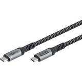 goobay Cable USB4 Gen 3x2, conector USB-C > conector USB-C, 40Gbit/s negro/Gris