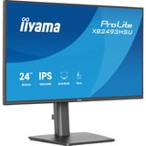 iiyama ProLite XB2493HSU-B1, Monitor LED negro (mate)