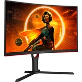 AOC CQ27G3SU/BK pantalla para PC 68,6 cm (27") 2560 x 1440 Pixeles Quad HD LED Negro, Rojo, Monitor de gaming negro/Rojo, 68,6 cm (27"), 2560 x 1440 Pixeles, Quad HD, LED, 1 ms, Negro, Rojo