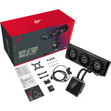 ASUS ROG Strix SLC IV 360 ARGB LCD, Refrigeración por agua negro, Kit de refrigeración líquida, 12 cm, Negro