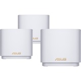 ASUS ZenWiFi XD5 (W-3-PK) Doble banda (2,4 GHz / 5 GHz) Wi-Fi 6 (802.11ax) Blanco 2 Interno, Router blanco, Blanco, Interno, Enrutador de malla, Poder, 646,5 m², Doble banda (2,4 GHz / 5 GHz)