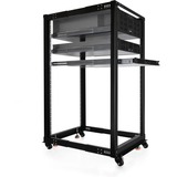 Alphacool Rack de servidor de marco abierto ES 19", Rack, caja de servidor negro