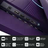 Arozzi Nova 32T2K180, Monitor de gaming lila