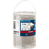 Bosch Expert Rollo de malla de lija M480, Hoja de lija Rollo abrasivo, Grano medio, P100, Trabajo de acabado, Eliminación de pintura, Madera, Beige