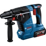 Bosch GBH 18V-24 C PROFESSIONAL 980 RPM SDS Plus, Martillo perforador azul/Negro, SDS Plus, Negro, Azul, Rojo, Motor sin escobillas, 2,4 cm, 980 RPM, 2,6 J