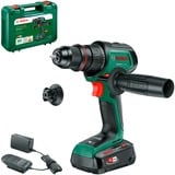 Bosch Taladro atornillador inalámbrico AdvancedDrill 18V-80 QuickSnap, Taladro/destornillador verde/Negro