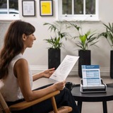 Brother ADS-1300 Escáner con alimentador automático de documentos (ADF) 1200 x 1200 DPI A4 Blanco, Escáner de alimentación de hojas gris, 215,9 x 355,6 mm, 1200 x 1200 DPI, 30 ppm, Escáner con alimentador automático de documentos (ADF), Blanco, LED