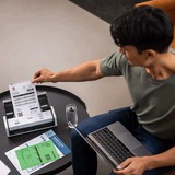 Brother ADS-1300 Escáner con alimentador automático de documentos (ADF) 1200 x 1200 DPI A4 Blanco, Escáner de alimentación de hojas gris, 215,9 x 355,6 mm, 1200 x 1200 DPI, 30 ppm, Escáner con alimentador automático de documentos (ADF), Blanco, LED