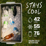 Coleman Snap'N Go 45QT, Nevera azul