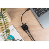 Digitus Adaptador Ethernet Gigabit USB Tipo-C negro