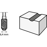 Dremel Cinta abrasiva Ø 6,4 mm, grano 60, Banda de lijado 