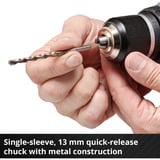 EINHELL Atornillador profesional a batería TP-CD 18/60 Li BL - Solo, 18 Voltios, Taladro/destornillador rojo/Negro