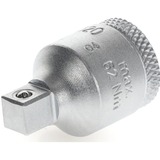 GEDORE Reductor 3/8" a 1/4", cuadrado, Adaptador de tuerca spinner cromado