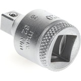 GEDORE Reductor 3/8" a 1/4", cuadrado, Adaptador de tuerca spinner cromado