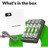 GP Batteries GPRCKCHB441U402, Cargador gris