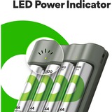 GP Batteries GPRCKCHB441U402, Cargador gris