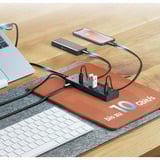 ICY BOX IB-HUB1743-CPD USB 3.2 Gen 2 (3.1 Gen 2) Type-A + Type-C 10000 Mbit/s Azul, Hub USB antracita, USB 3.2 Gen 2 (3.1 Gen 2) Type-A + Type-C, USB 3.2 Gen 2 (3.1 Gen 2) Type-A, USB 3.2 Gen 2 (3.1 Gen 2) Type-C, 10000 Mbit/s, Azul, Aluminio, 100 W